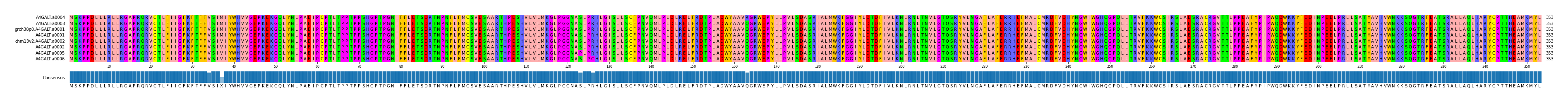Multiple Alignments (by translate haplotype similarity)