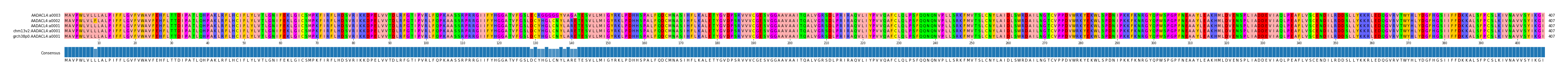 Multiple Alignments (by translate haplotype similarity)