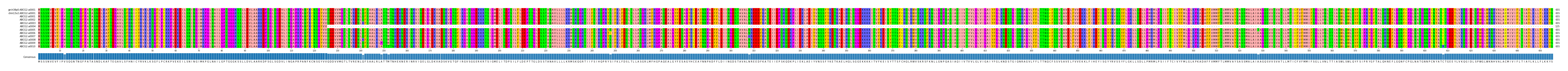 Multiple Alignments (by translate haplotype frequency)