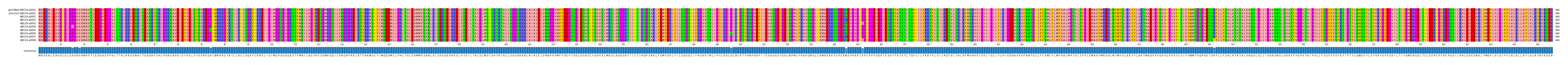 Multiple Alignments (by translate haplotype frequency)