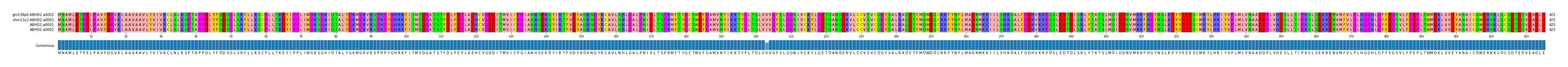 Multiple Alignments (by translate haplotype similarity)