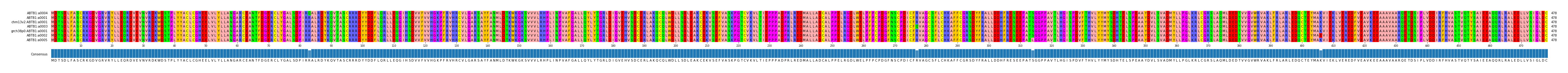 Multiple Alignments (by translate haplotype similarity)