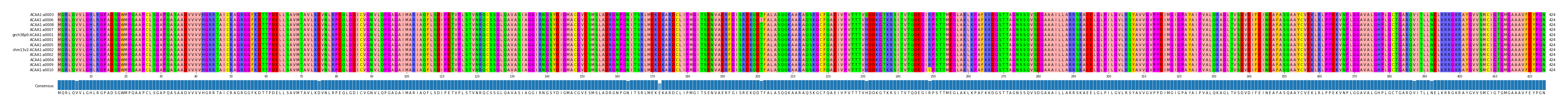 Multiple Alignments (by translate haplotype similarity)