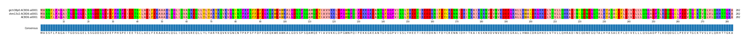 Multiple Alignments (by translate haplotype similarity)