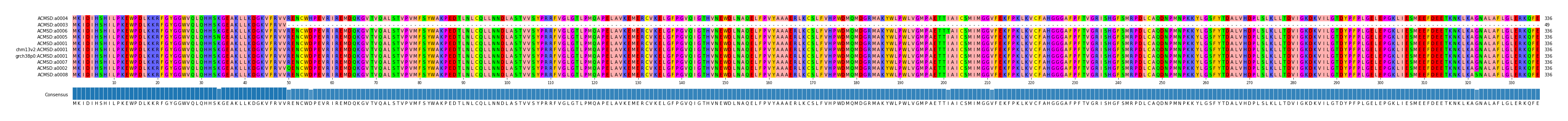 Multiple Alignments (by translate haplotype similarity)