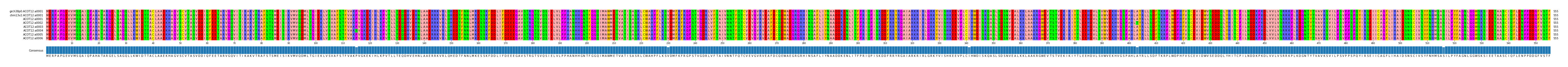 Multiple Alignments (by translate haplotype frequency)