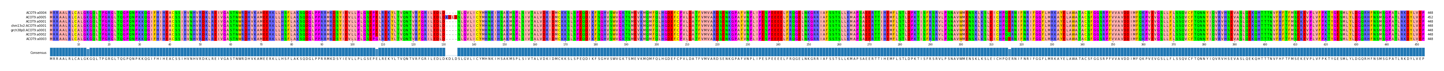 Multiple Alignments (by translate haplotype similarity)