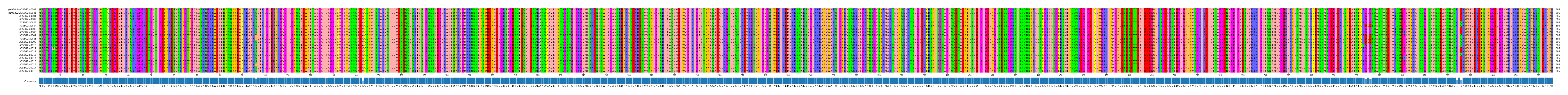 Multiple Alignments (by translate haplotype frequency)