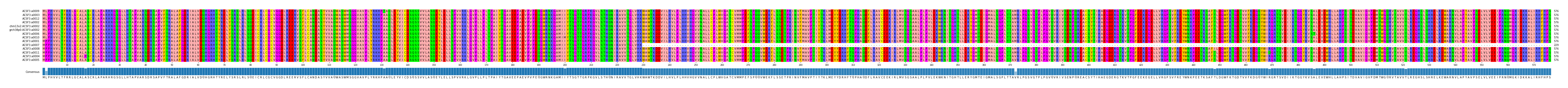 Multiple Alignments (by translate haplotype similarity)