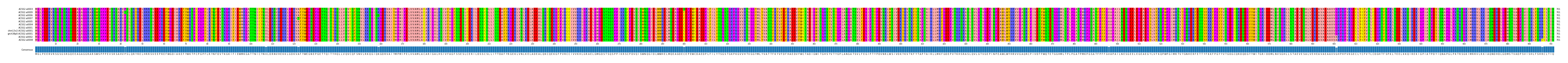 Multiple Alignments (by translate haplotype similarity)