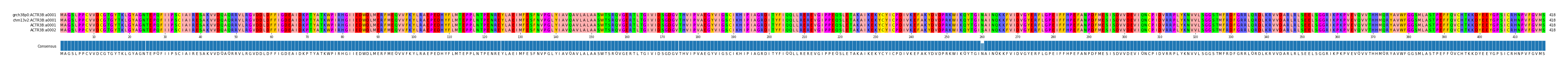 Multiple Alignments (by translate haplotype similarity)