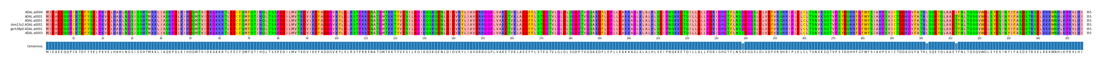 Multiple Alignments (by translate haplotype similarity)