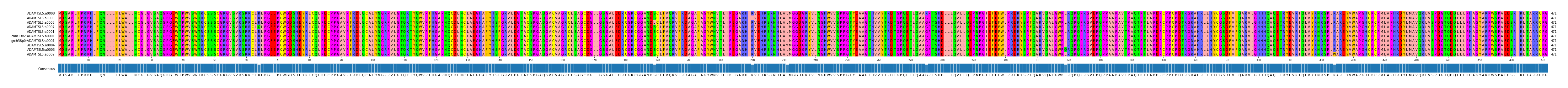 Multiple Alignments (by translate haplotype similarity)