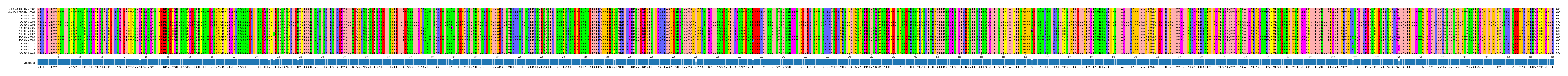 Multiple Alignments (by translate haplotype frequency)