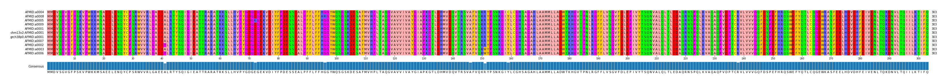 Multiple Alignments (by translate haplotype similarity)
