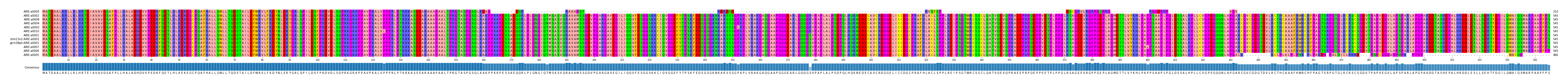 Multiple Alignments (by translate haplotype similarity)