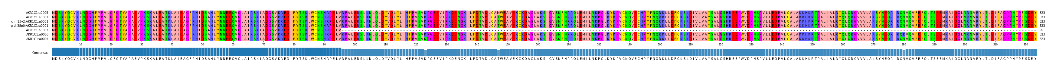 Multiple Alignments (by translate haplotype similarity)