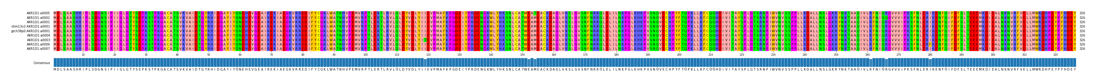 Multiple Alignments (by translate haplotype similarity)