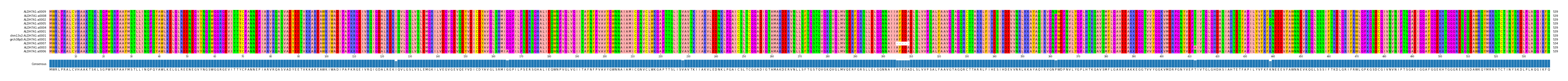 Multiple Alignments (by translate haplotype similarity)