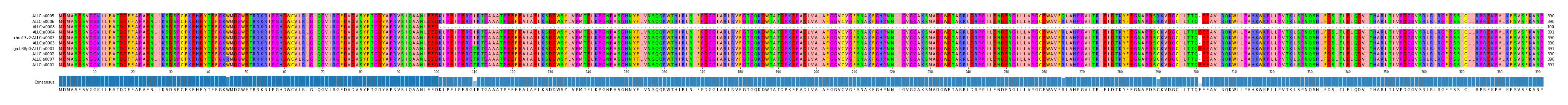 Multiple Alignments (by translate haplotype similarity)
