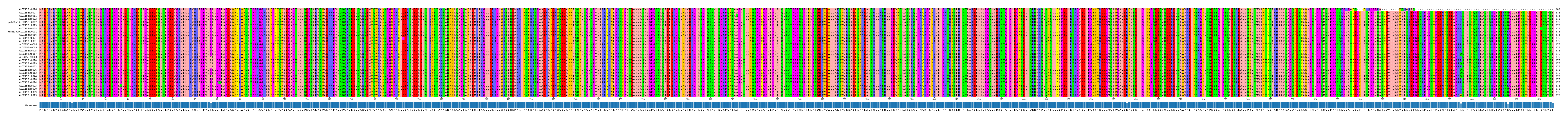 Multiple Alignments (by translate haplotype similarity)