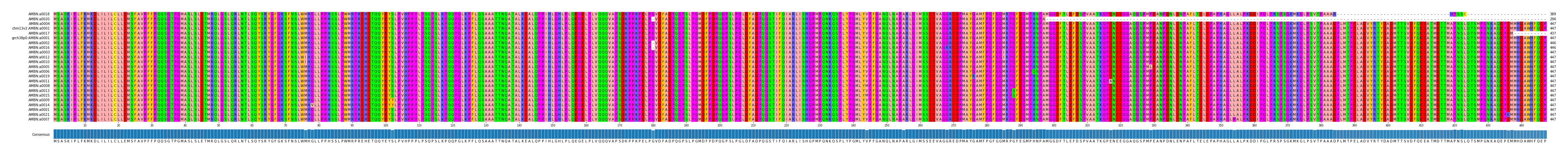 Multiple Alignments (by translate haplotype similarity)