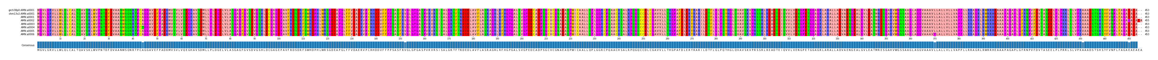 Multiple Alignments (by translate haplotype frequency)