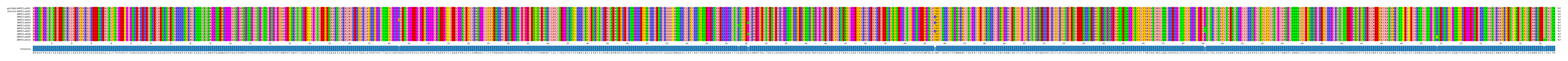 Multiple Alignments (by translate haplotype frequency)