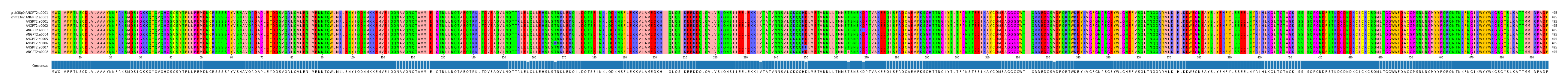 Multiple Alignments (by translate haplotype frequency)