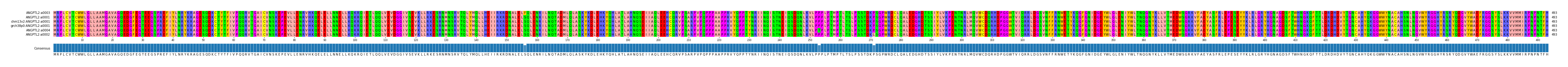 Multiple Alignments (by translate haplotype similarity)