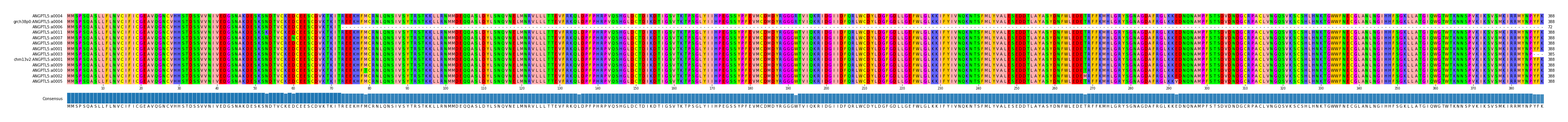 Multiple Alignments (by translate haplotype similarity)
