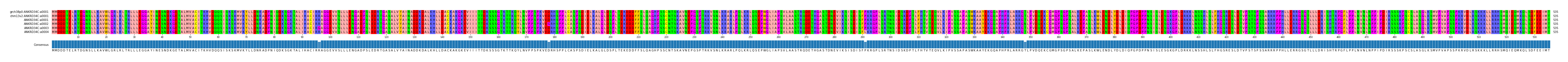 Multiple Alignments (by translate haplotype frequency)