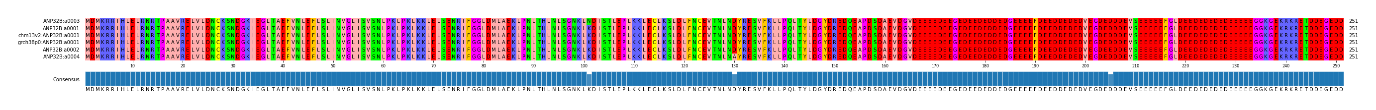 Multiple Alignments (by translate haplotype similarity)