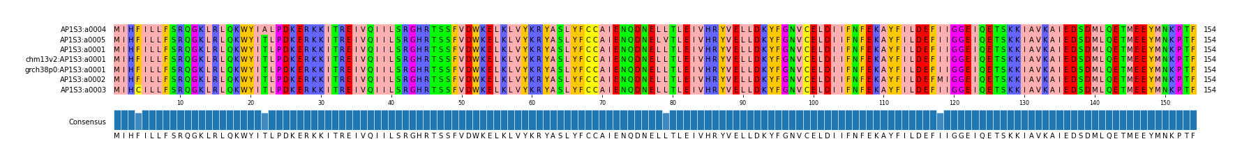Multiple Alignments (by translate haplotype similarity)
