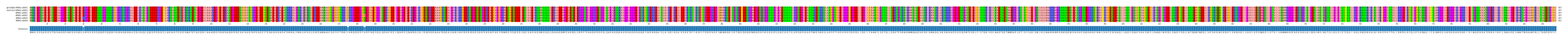 Multiple Alignments (by translate haplotype frequency)
