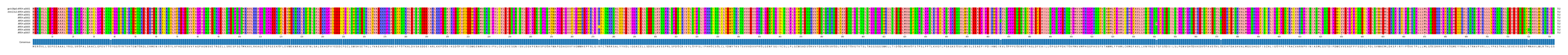 Multiple Alignments (by translate haplotype frequency)