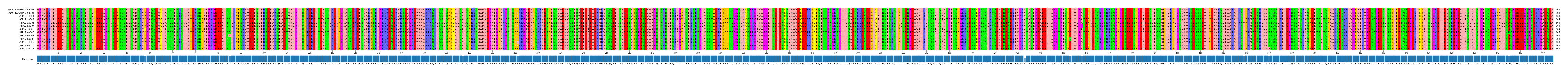 Multiple Alignments (by translate haplotype frequency)