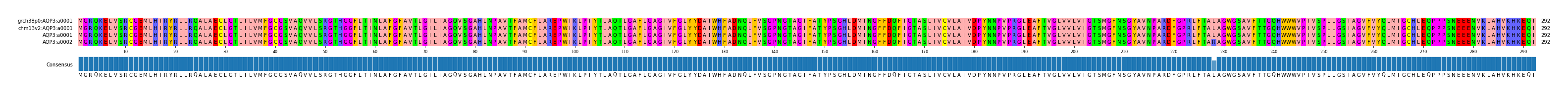 Multiple Alignments (by translate haplotype similarity)