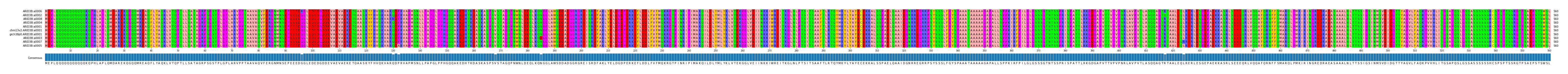 Multiple Alignments (by translate haplotype similarity)