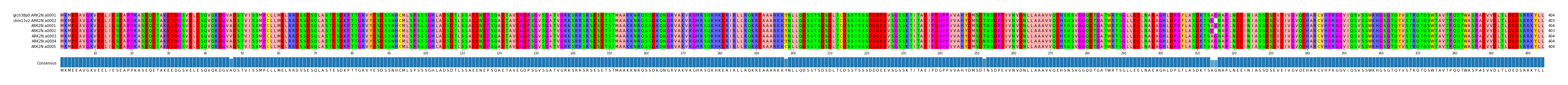 Multiple Alignments (by translate haplotype frequency)
