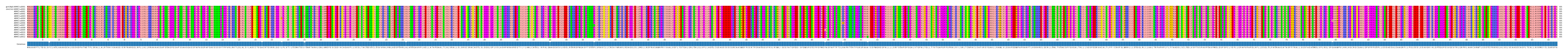 Multiple Alignments (by translate haplotype frequency)