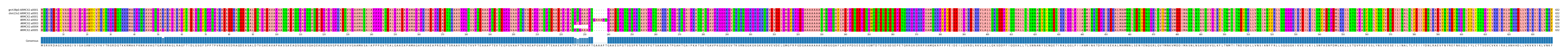 Multiple Alignments (by translate haplotype frequency)
