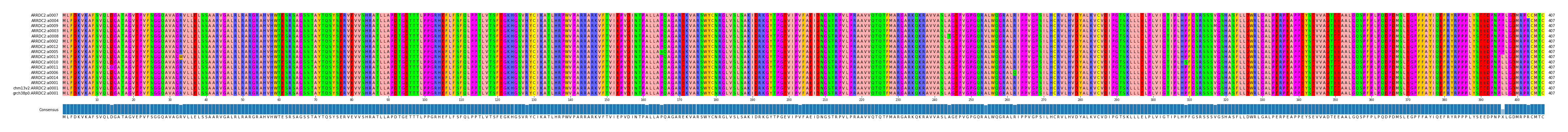 Multiple Alignments (by translate haplotype similarity)