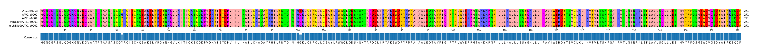 Multiple Alignments (by translate haplotype similarity)