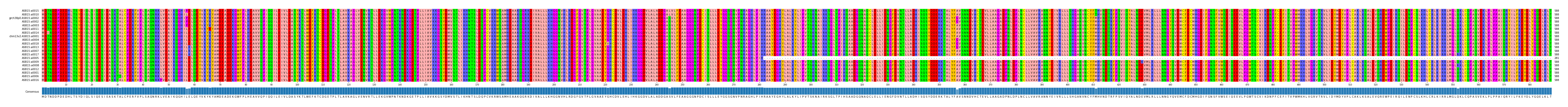 Multiple Alignments (by translate haplotype similarity)