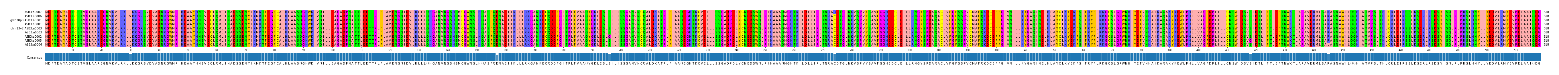 Multiple Alignments (by translate haplotype similarity)