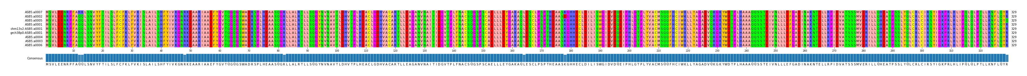 Multiple Alignments (by translate haplotype similarity)