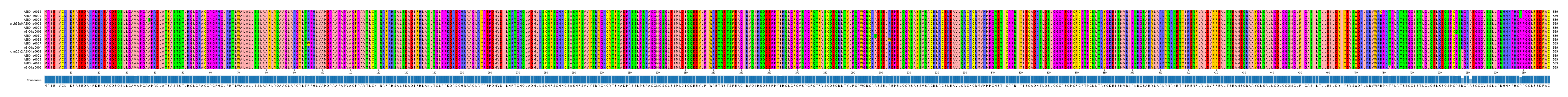 Multiple Alignments (by translate haplotype similarity)