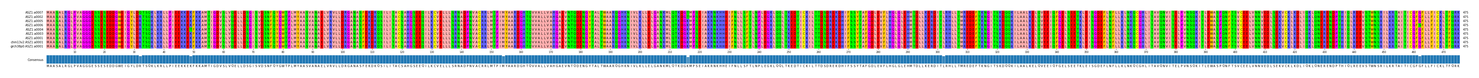 Multiple Alignments (by translate haplotype similarity)