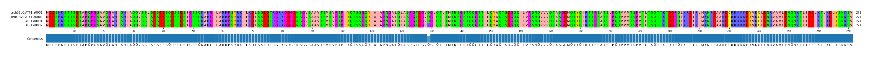 Multiple Alignments (by translate haplotype similarity)